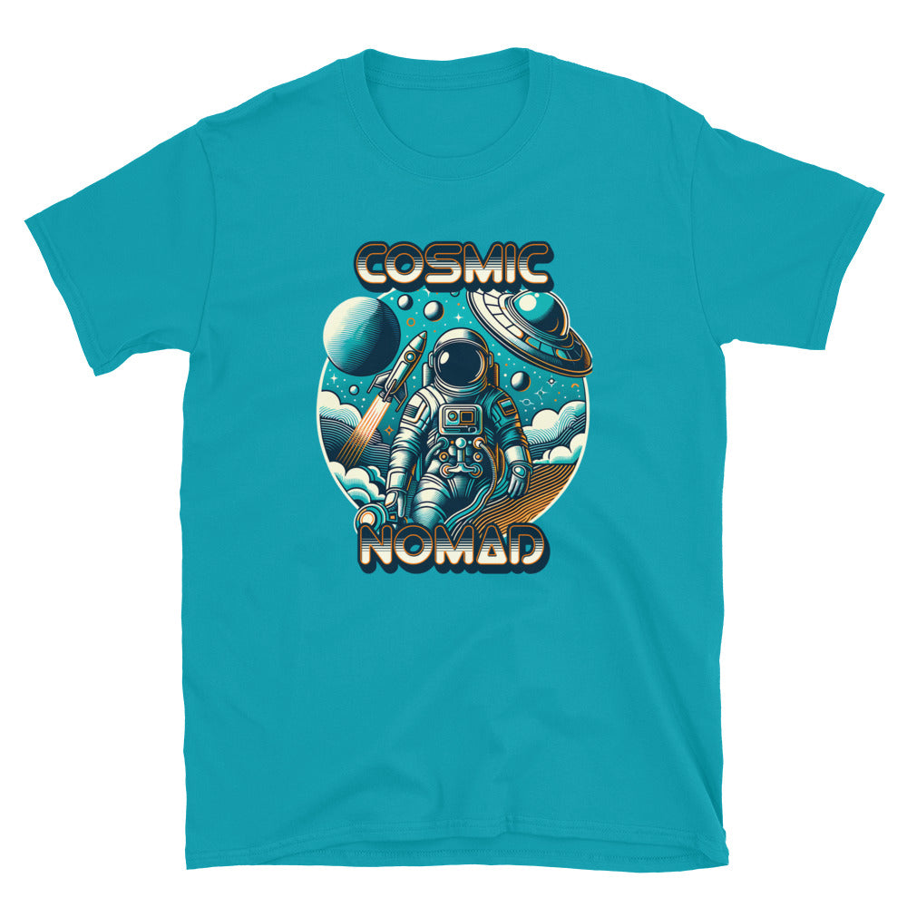Cosmic Nomad TShirt - Tropical Blue Color - https://ascensionemporium.net